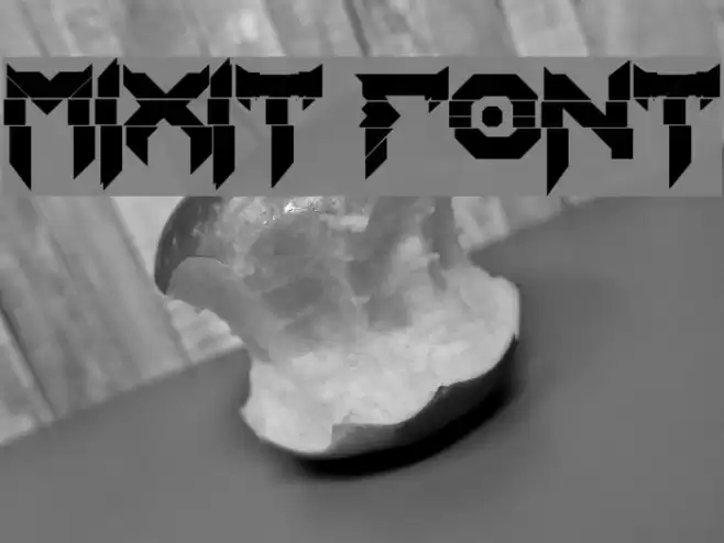 Mixit Font examples
