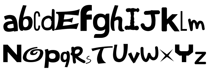 Mixmatch Font LOWERCASE