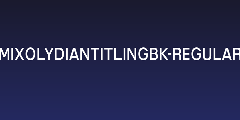 MixolydianTitlingBk-Regular Social Header