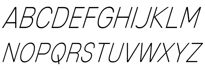 MixolydianTitlingEl-Italic Font LOWERCASE