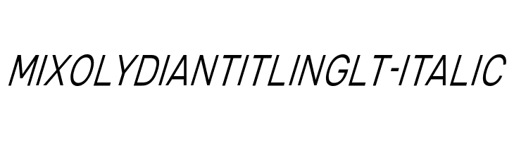 MixolydianTitlingLt-Italic  baixar fontes gratis
