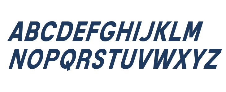 MixolydianTitlingRg-BoldItalic Lowercase