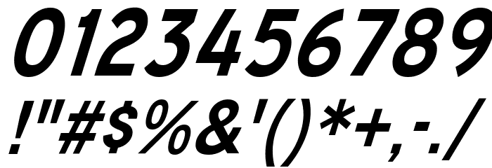 MixolydianTitlingRg-Italic Font OTHER CHARS