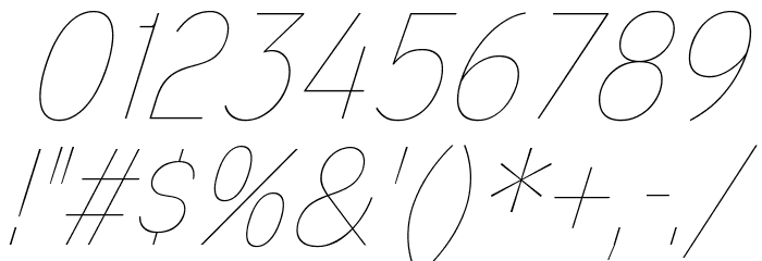 MixolydianTitlingUl-Italic Font OTHER CHARS
