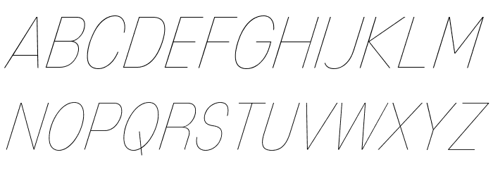MixolydianTitlingUl-Italic Font LOWERCASE