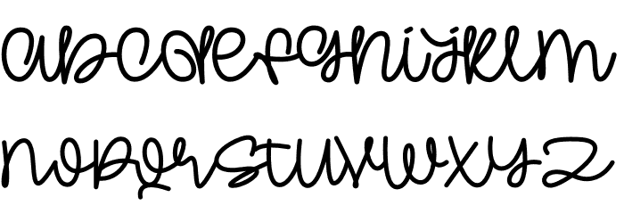 Mixpie Font LOWERCASE