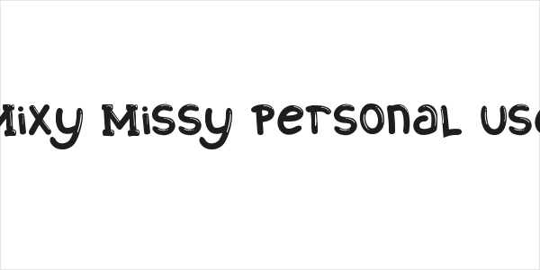Mixy Missy Personal Use Logo