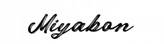 Miyabon  les polices de caractères gratuit tlcharger
