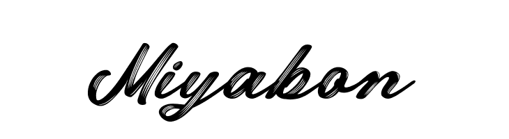 Miyabon  Frei Schriftart Herunterladen