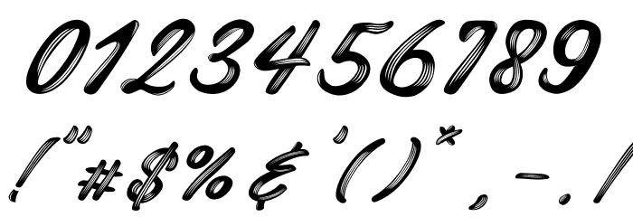 Miyabon Font OTHER CHARS
