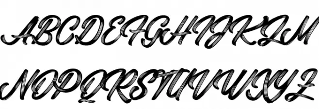 Miyabon Schriftart Groß
