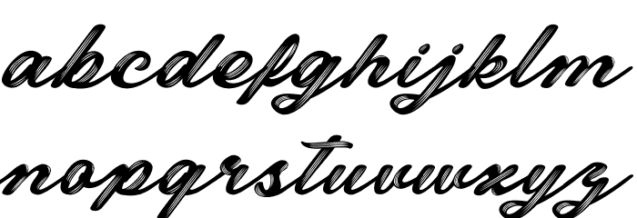Miyabon Font LOWERCASE