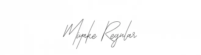 Miyake Regular  Descarca Fonturi Gratis