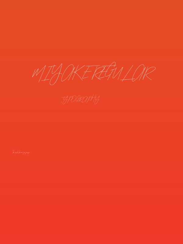 Miyake Regular Poster