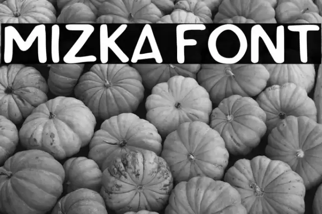 Mizka Font examples