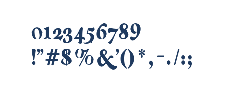 Miztar Regular Other Characters