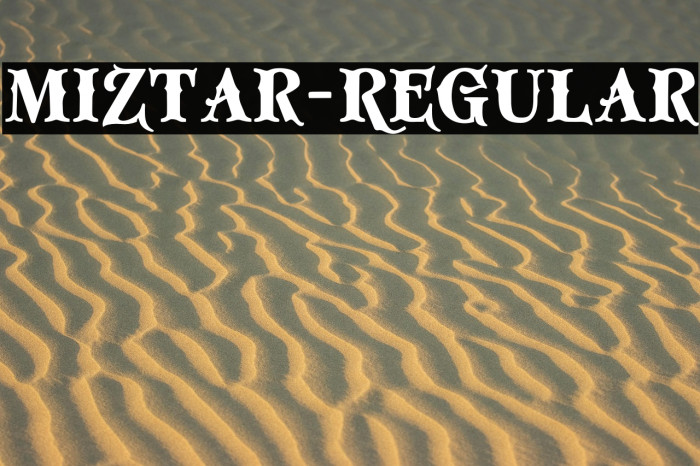 Miztar-Regular Example 3