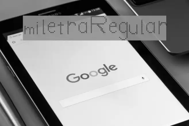 mi letra Regular Example 2