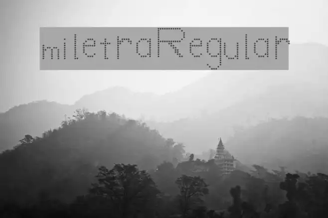 mi letra Regular Example 3