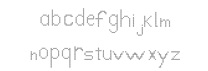 mi letra Regular Font LOWERCASE