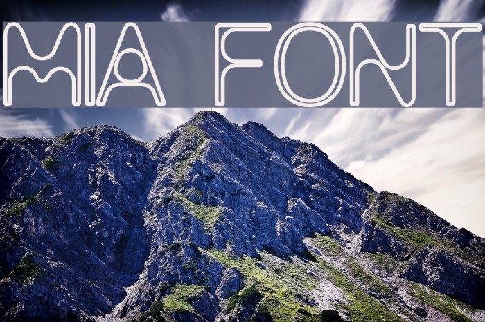 mia Font examples