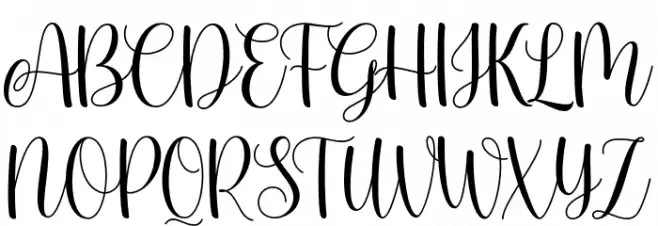 michelelisha Schriftart Groß