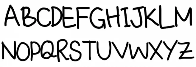 michelle digital handwritten Schriftart Groß