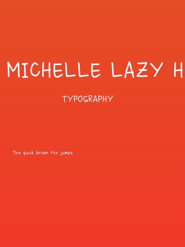 michelle lazy hand Poster