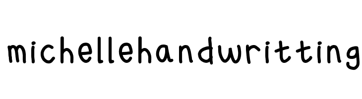 michellehandwritting Font