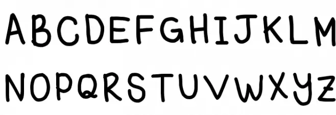 michellehandwritting Polices MAJUSCULES