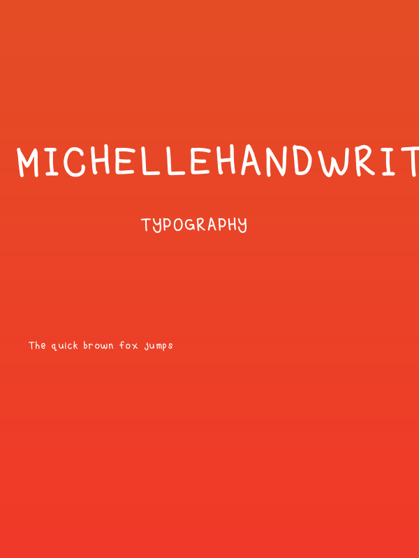 michellehandwritting Poster