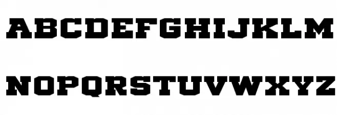 michigan 2 字体 大写