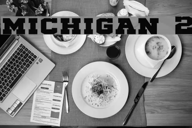 michigan 2 Font examples