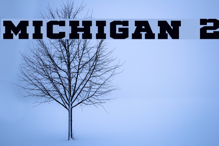 michigan 2 Font examples