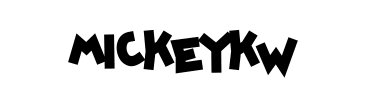 mickeykw  font caratteri gratis