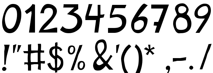 micolas Font OTHER CHARS