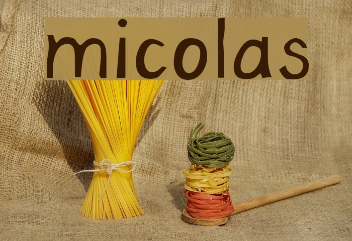 micolas Font examples