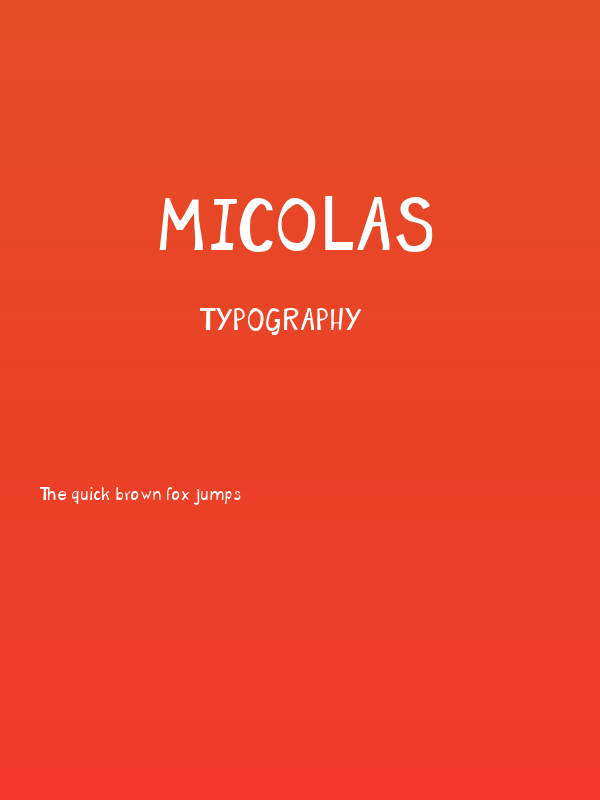 micolas Poster