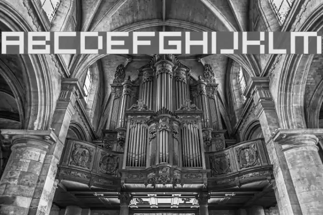 microN55 Schriftart examples