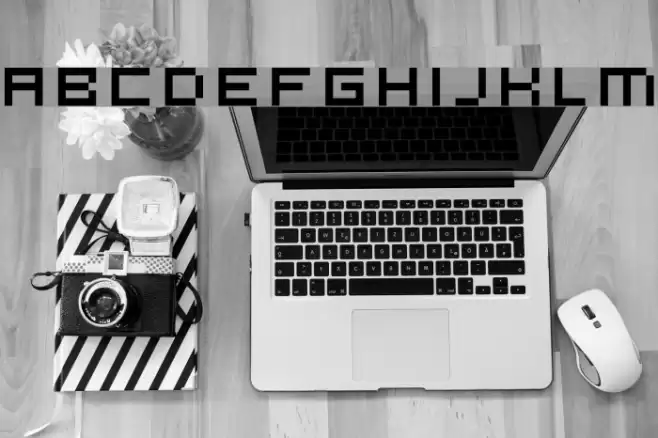 microN56 Font examples