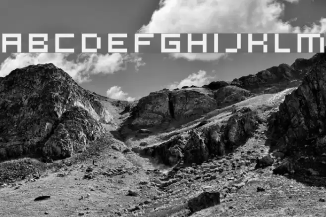 microN56 Font examples