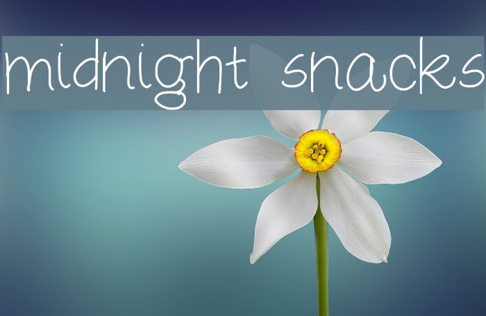 midnight snacks Example 1