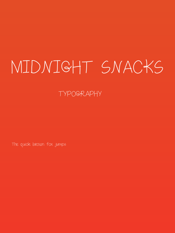 midnight snacks Poster