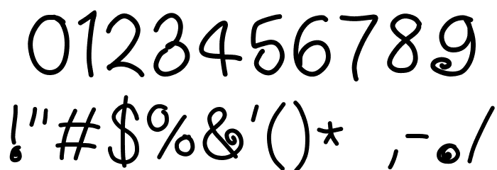 midnight Font OTHER CHARS