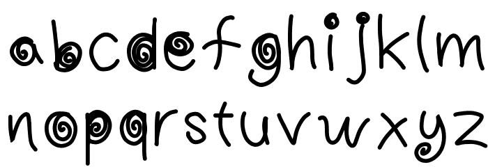 midnight Font LOWERCASE