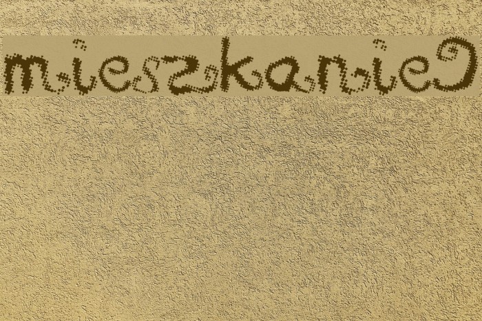 mieszkanie9 Font examples
