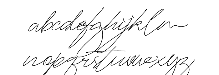 mightam Font LOWERCASE