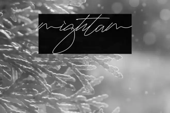 mightam Font examples