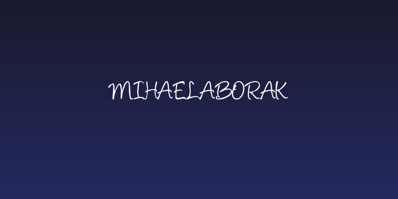 mihaelaborak Social Header