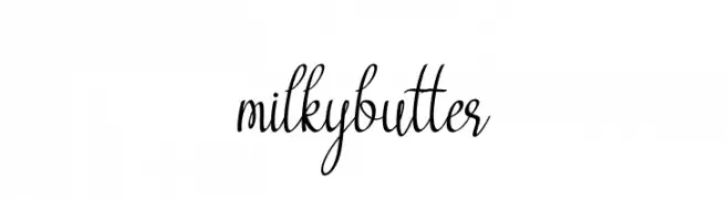 milky butter  baixar fontes gratis